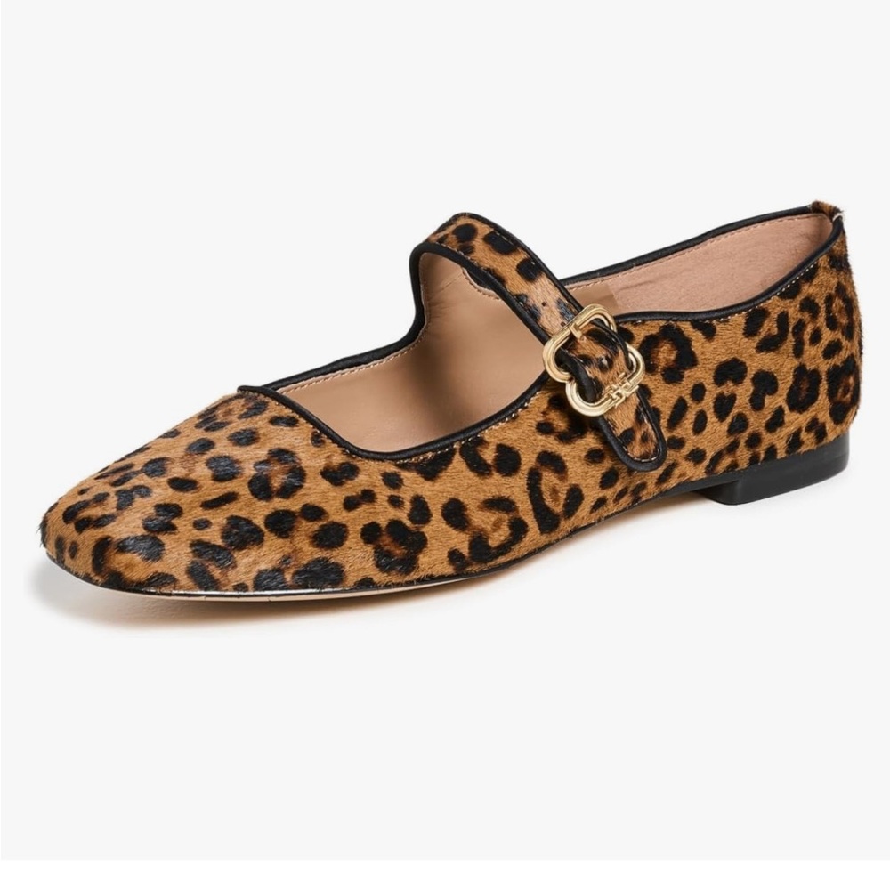 Sam Edelman Michaela leopard Mary Jane flats size 8